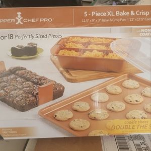 5pc XL Bake a crisp pans